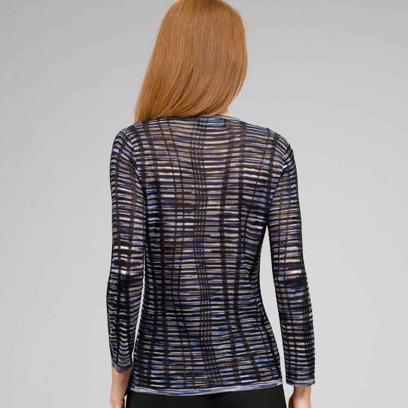 Scoop Neck Tee, Cobalt Blue, large image number 1